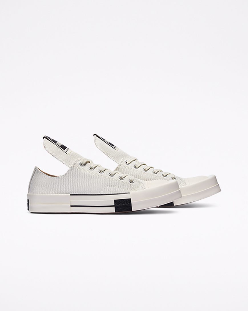 Women's Converse TURBODRK Chuck 70 Low Top Shoes White / Black | AU 0315CP